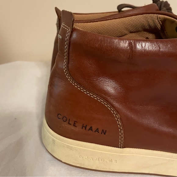 Cole Haan Vartan 2.0 Midcut C32238 Woodbury Smooth Leather Sneaker Size 11 Men’s - Picture 4 of 10